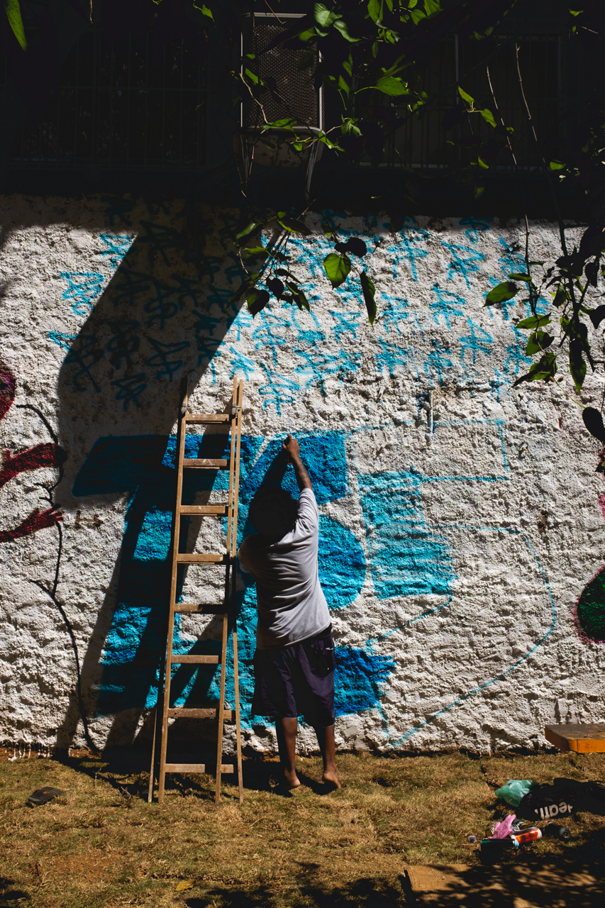 Graffiti Encontro Ocupa Baby Praça Dorina Nowill